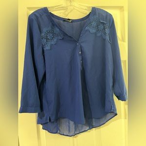 Blue American Eagle blouse